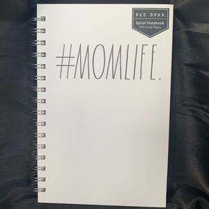 Rae Dunn #Momlife Spiral Notebook